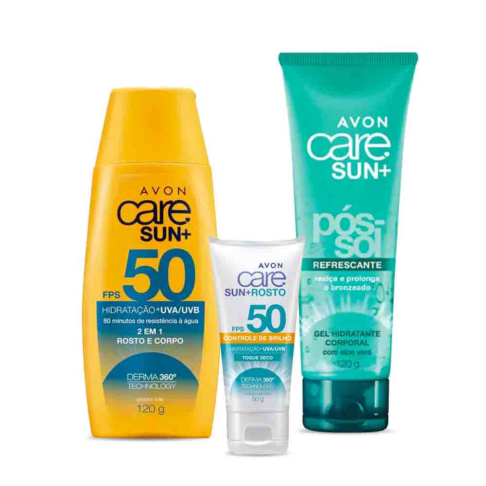 Kit Protetor Solar Rosto e Corpo FPS 50 Menor preço em Kit Protetor Solar Rosto e Corpo FPS 50